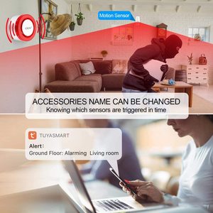 APP Control House Bewegungs melder Sensor Einbruch Signal gerät GSM-Sicherheit Alarm carbon Fiber Wireless Smart Home H1 Max 8 433MHz - Product Image 2