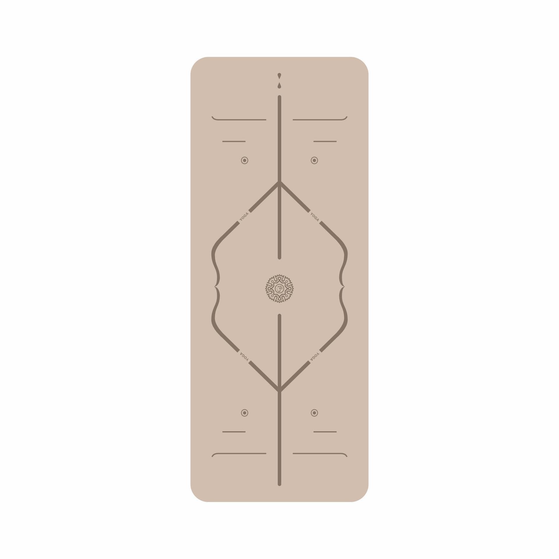 Caoutchouc naturel PU marron clair*