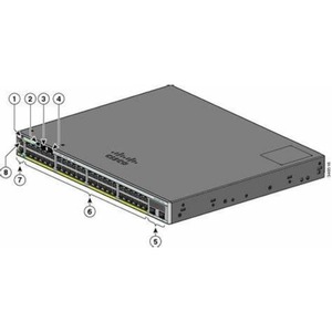 Cisco C2960XR Stapelbarer Ethernet-Switch 48-Port-PoE-Switch-Netzwerk-Switches für Unternehmen