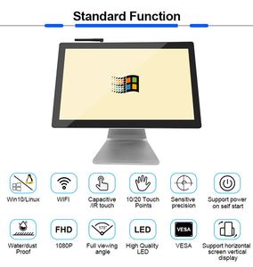 Factory Custom Allinone Aio 15 Inch All in 1 One <strong>Computer</strong> Capacitive Touchscreen Pc <strong>Monitor</strong> with Stand - Product Image 2
