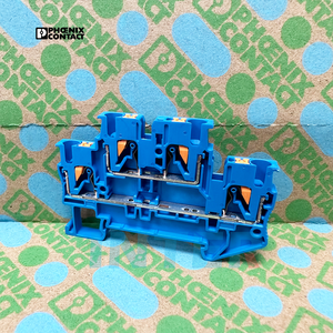 3210570 PTTB 2,5 bloque de terminales de plástico montado en Riel Din azul Phoenix contact bloques de terminales de empuje de resorte de doble capa - Product Image 2