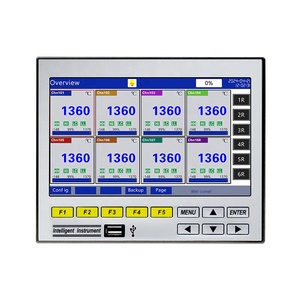 16 Channels 7 Inch <strong>Data</strong> Logger USB Ethernet Humidity Temperature Thermocouple Chart Paperless Recorder With RS485 4-20ma to PLC - Product Image 2