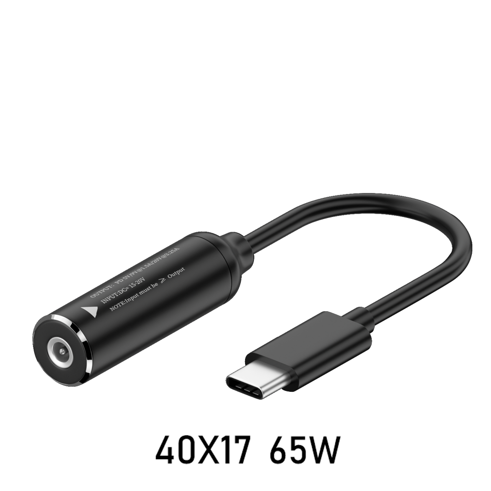 4.0*1.7 mm female to Type C black
