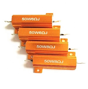 6R 3R 10R LED çözme 50W direnç 25W 6RJ Rx24 Metal Film alüminyum kabuk direnç - Product Image 4