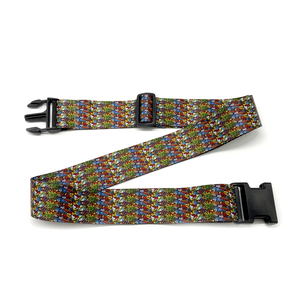 Moda nueva tendencia al por mayor maleta con ruedas de viaje maleta embalaje Corbata con DIY dibujos animados correa de fijación cruzada lindo elástico - Product Image 2
