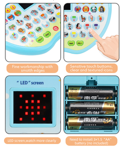 Máquina de aprendizaje de inglés LED para Educación Temprana de niños, juguete inteligente, superventas, máquina de lectura de tableta en inglés Apple - Product Image 4