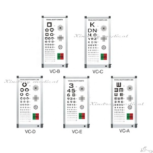 แผนภูมิการมองเห็นแบบ LED VC-C อุปกรณ์เกี่ยวกับโรคตาสำหรับการทดสอบการมองเห็นจากผู้ผลิตจีน - Product Image 6