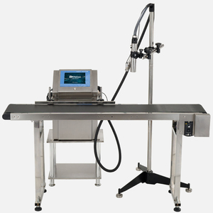 Produktions linie Tinten strahl codierer Tinten strahl drucker mit kleinem Zeichen CIJ-Druckmaschine Ablaufdatum Chargen codier maschine