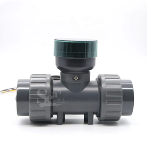 0.6Mpa 60-800 litros/min DN32 DN50 Salida de pulso Caudalímetro de agua de plástico digital Medidor de flujo de tubería de PVC de bajo costo - Product Image 6