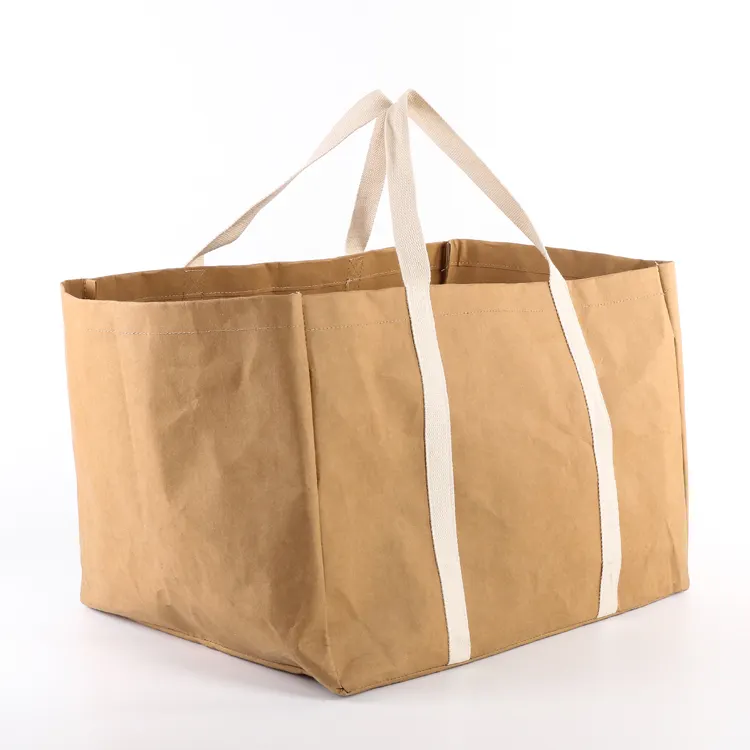 친환경 재사용 식료품 쇼핑 빨 듀퐁 종이 가방
