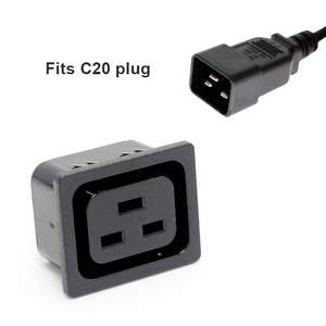 Industrial <strong>IEC</strong> <strong>Connector</strong> EN60320 C19 <strong>Input</strong> Outlet BS-C19 PDU Socket with 20A Rated Current Plug and Socket Type - Product Image 6