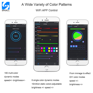 SP108E Wireless Wifi RGB Remote LED-Controller für IC WS2812B WS2811 Pixel LED-Streifen - Product Image 5