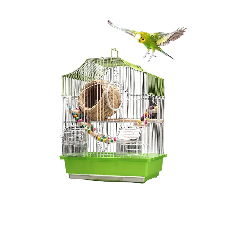 Jaulas de Metal colgantes portátiles duraderas para cría de pájaros a la venta, casa para mascotas, jaula para pájaros al aire libre