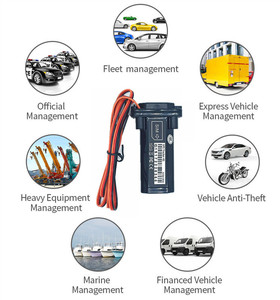CAT-1 CAT-M CAT--4 GPRS LTE อุปกรณ์ติดตาม GPS กันน้ำรถมินิรถ4G GPS Tracker