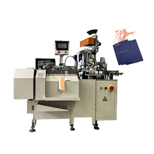 Nhà Máy Giá giấy tự động lỗ đấm đinh tán eyeleting Máy treo thẻ treo tag threading knotting máy - Product Image 1