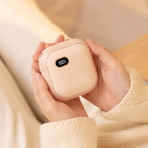 ที่อุ่นมือขนาดเล็กแบบชาร์จไฟได้น่ารักพร้อมแบตเตอรี่5000mAh USB Type-C เครื่องทำความร้อนขนาดเล็กน้ำหนักเบาพกพาได้พร้อมพาวเวอร์แบงค์ - Product Image 6