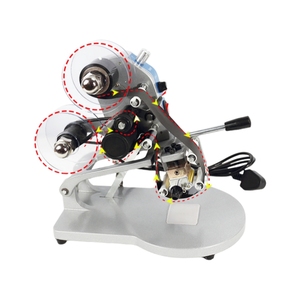 Trasferimento termico automatico manuale di codifica stampante macchina di stampa a caldo foglio di stampa del codice di data per il cartone materiale nuovo - Product Image 2
