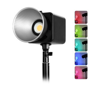 100W RGB dahili pil LED COB Video ışığı profesyonel fotoğraf ışığı kısılabilir stüdyo canlı akışı için 2700-6500K - Product Image 5