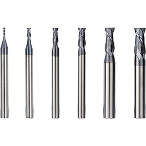 2 flüt HRC50 D1R0.2 C3 S4 L50 köşe yarıçapı kafa Mill Router Bit CNC Tungsten çelik freze kesicisi setleri köşe yarıçap uç frezesi - Product Image 1