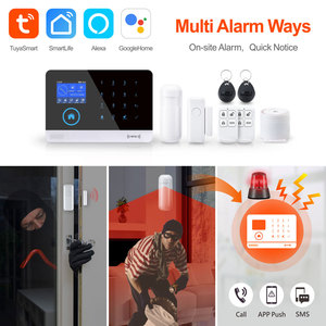 Das heißeste Tuya Smart WIFI GSM-Alarmsystem für die Sicherheit zu Hause mit drahtloser Tastatur und Bewegungs sensor PST-WG103T - Product Image 5