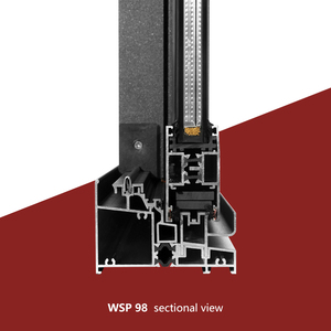 WSP 98 sistema di finestre scorrevoli-150kg di carico, isolamento acustico e termico, Design personalizzabile Premium per edifici di lusso - Product Image 6