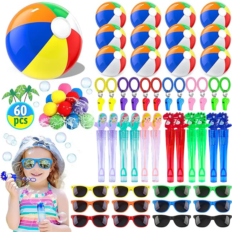 Jouets de fête à la piscine personnalisables Ensembles de jouets de fête d'été pour enfants
