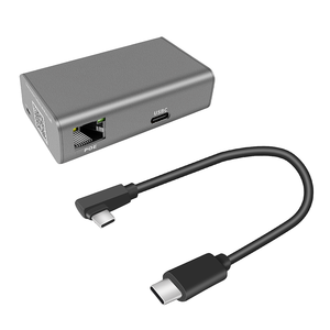 GBT-USBC-PDギガビット65ワットPoEスプリッターIEEE802.3BT PoE入力USB-Cパワー & 10/100/1000データ出力 - Product Image 1