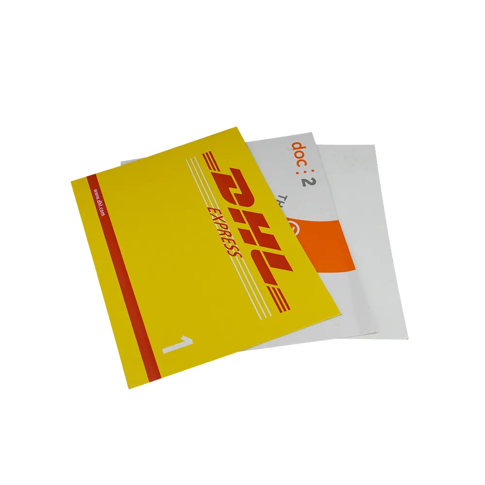 Üretici özel sert sert karton zarf teslimat DHL A4 A5 belge kağıt nakliye zarf