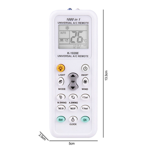 Mando a distancia inalámbrico LCD Digital de CA, 1000 en 1, nuevo aire acondicionado Universal de baja potencia con función a prueba de agua, 2 unidades - Product Image 1