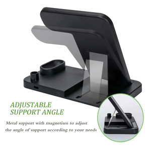 <strong>4</strong> in 1 Wireless Charger Dock Station for iPhone XR XS Max <strong>8</strong> Fast Charging or <strong>Apple</strong> Watch 2 3 <strong>4</strong> <strong>apple</strong> Pencil - Product Image 5