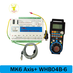 Ethernet portu 3 4 6 eksen hareket kontrol panosu oyma makinesi CNC denetleyicisi için MACH3 kablosuz el çarkı - Product Image 5