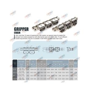 Taiwan TYC 08B Transmission <strong>Chains</strong> Gripper and Packing Machine <strong>Chain</strong>