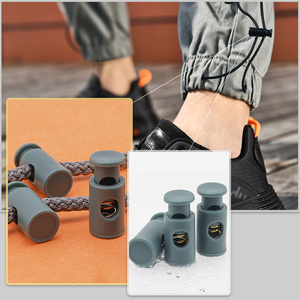 Alta Qualidade Cord Lock <span class=keywords><strong>Elastic</strong></span> Stopper <span class=keywords><strong>End</strong></span> Toggle Cord Spring Cord Lock Termina Drawstring Stopper para Vestuário