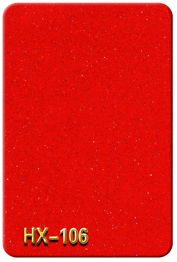 Red glitter-HX-106