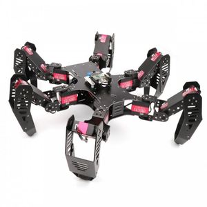 18DOF Hexapod <strong>Robot</strong> <strong>Spider</strong> <strong>Robot</strong> 2DOF PTZ with Main Board for Raspberry Pi 4B/2G Finished