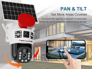 WERYSAFE Solar Security Camera <strong>System</strong> <strong>Wireless</strong> 4k 8mp Outdoor Motion Detection Alarm Push 4g Solar Camera - Product Image 2