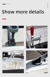 Tek fazlı 220V çok fonksiyonlu testere tezgah masa gönye testere ahşap kesme sürgülü masa paneli yönlendirici tablo ile gördüm - Product Image 6