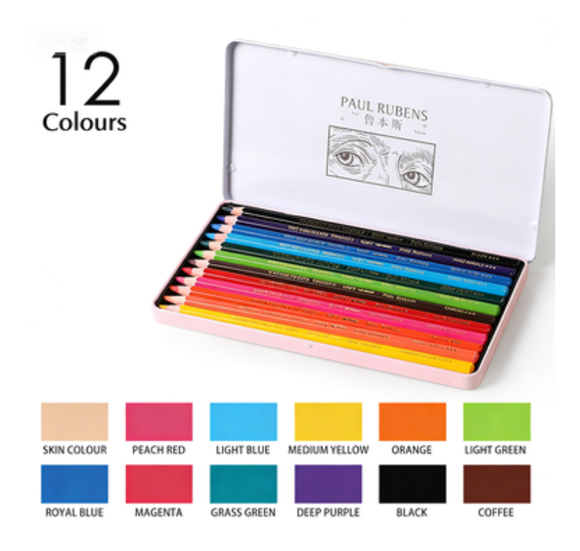 Colored pencils 12 colors