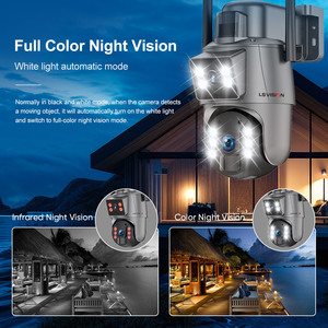 LS VISION UBOX 2K HD <strong>Wireless</strong> Outdoor Home <strong>Security</strong> Camera <strong>System</strong> Latest 4G WIFI Solar PTZ CMOS Face Detection Memory Card ROHS - Product Image 3