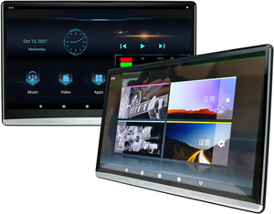 13.3 Inch IPS Touch Screen Android Car Headrest <strong>Monitor</strong> Universal Rear Seat Entertainment System Multimedia Player