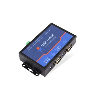 Convertidor serial RS845 a Ethernet de 2 puertos PUSR, compatible con MQTT Modbus RTU a Modbus TCP, 1 de 2 puertos, compatible con MQTT