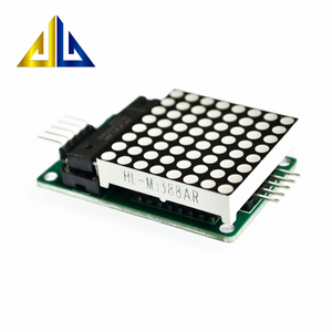 Max7219 Dot matrix Led modulo Display 8x8 blocchi elettronici Dupont cavo Led Driver Board MCU LED Display di controllo