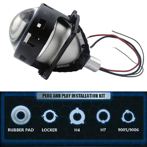 S05-3 2.5 inç 40W/50W Bi LED projektör Lens far far güçlendirme için H4 H7 9005 9006 projektör lens lambası için fit - Product Image 6