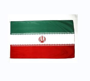New 3X5 Ft 100% Polyester Iran <strong>Iranian</strong> National Flag Banner - Product Image 1