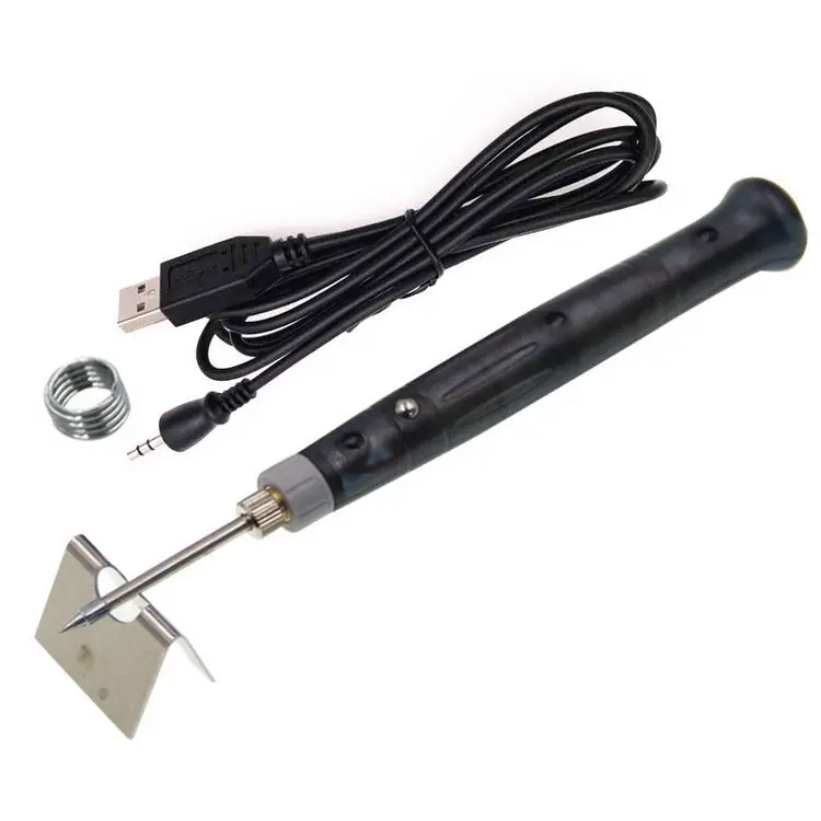 5V 8W USB Mini Bertenaga Listrik Solder Besi Solder Pena Welding Gun Hand Tools Pemanasan Cepat Touch Switch welding Solder
