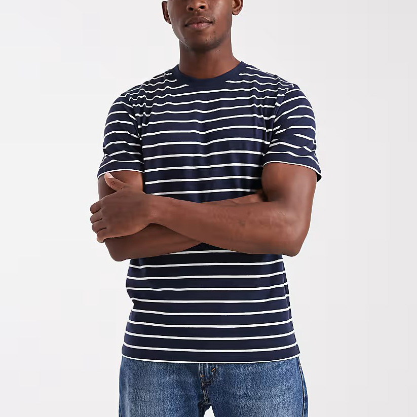 Navy striped