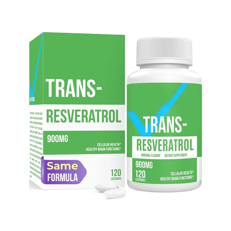 Sublingual Trans Resveratrol 99% Pure, suplemento de resveratrol de fórmula PREMIUM 3 en 1 para NAD + Boost, apoyo inmunológico y energético