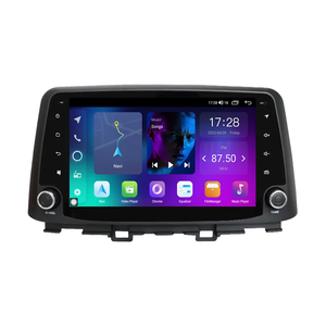 Kona2017用9インチAndroidオートエレクトロニクスプレーヤーQledタッチスクリーンカーラジオワイヤレスAppleCarplayDVDプレーヤーGPSFM WIFI - Product Image 2