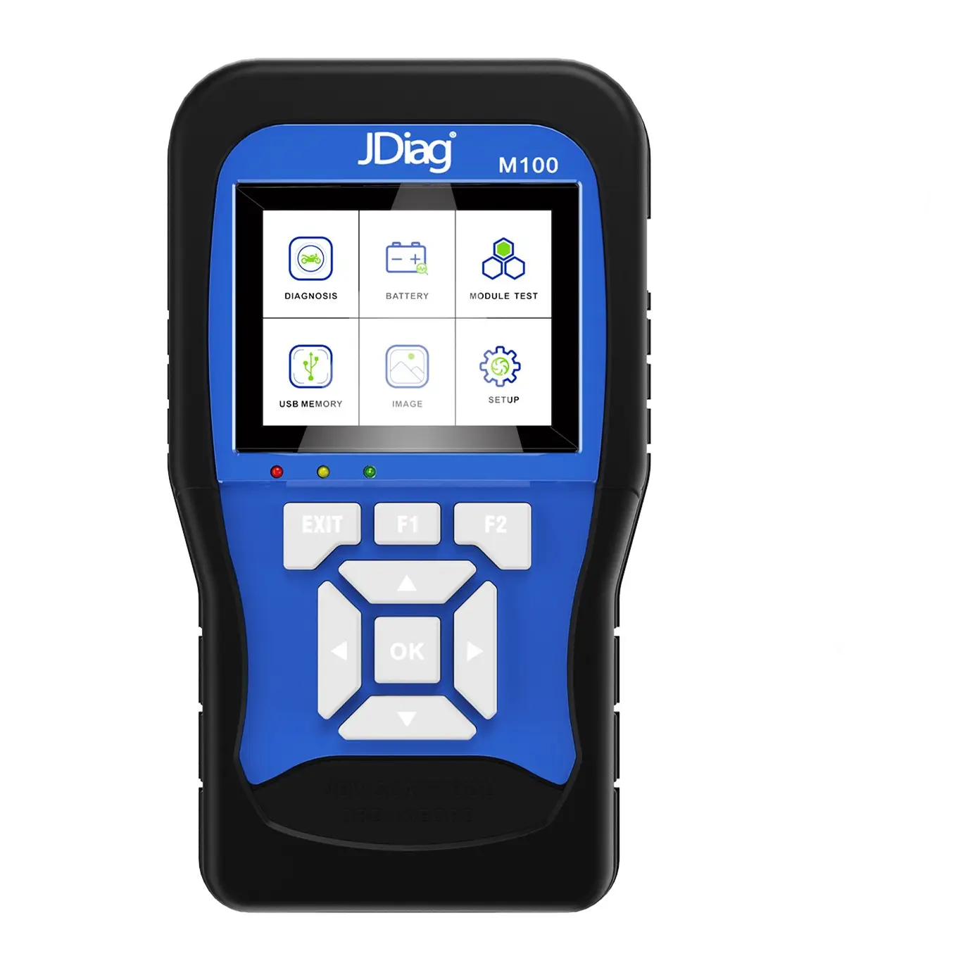 M100 Motorcycle Diagnostic ToolためKawasaki Yamaha Suzuki Moto ScannerとBattery Tester 2 1でDual System Detection