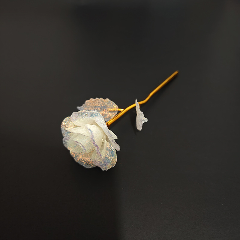colorful Glittering golden white (18 cm)